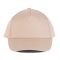 K-UP KP116 5 paneles pamut baseball sapka - beige színben