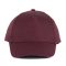 K-UP KP116 5 paneles pamut baseball sapka - burgundy színben