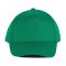 K-UP KP116 5 paneles pamut baseball sapka - kelly green színben