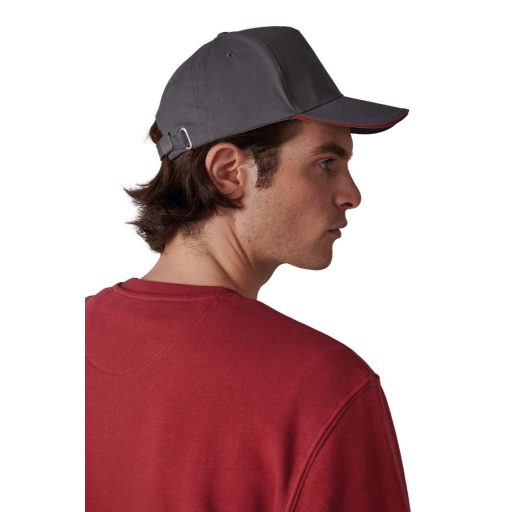 K-UP KP124 5 paneles kontrasztos baseball sapka