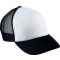K-UP KP143 5 paneles gyerek kamionos baseball sapka - white/black színben