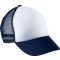 K-UP KP143 5 paneles gyerek kamionos baseball sapka - white/navy színben
