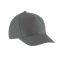 K-UP KP149 5 paneles gyerek baseball sapka pamutból - dark grey színben