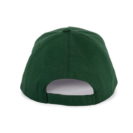 K-UP KP149 5 paneles gyerek baseball sapka pamutból - forest green színben