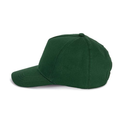 K-UP KP149 5 paneles gyerek baseball sapka pamutból - forest green színben