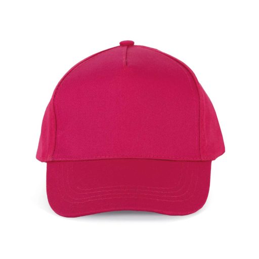 K-UP KP149 5 paneles gyerek baseball sapka pamutból - fuchsia színben