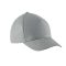 K-UP KP149 5 paneles gyerek baseball sapka pamutból - light grey színben