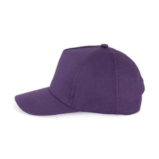 K-UP KP149 5 paneles gyerek baseball sapka pamutból - purple színben