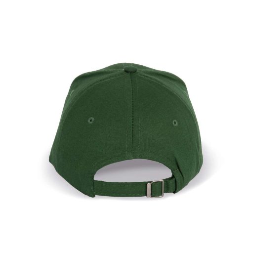 K-UP KP153 6 paneles kontrasztos baseball sapka - forest green/beige színben