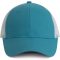 K-UP KP158 6 paneles hálós baseball sapka - surf blue/white színben