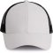 K-UP KP158 6 paneles hálós baseball sapka - white/black színben
