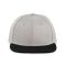 K-UP KP160 6 paneles snapback sapka - light grey/black színben