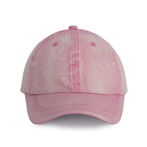 K-UP KP165 6 paneles vintage baseball sapka - dark pink washed színben