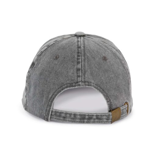 K-UP KP165 6 paneles vintage baseball sapka - storm grey washed színben