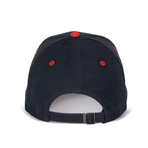 K-UP KP188 6 paneles pamut baseball sapka - navy/red színben