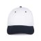 K-UP KP188 6 paneles pamut baseball sapka - white/navy színben