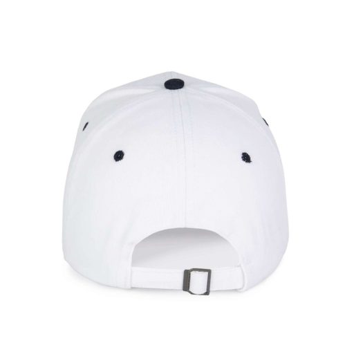 K-UP KP188 6 paneles pamut baseball sapka - white/navy színben