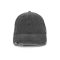 K-UP KP235 6 paneles kopott hatású baseball sapka - washed black színben