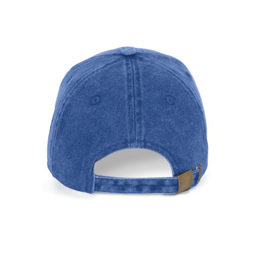 K-UP KP235 6 paneles kopott hatású baseball sapka - washed blue quartz színben