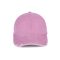 K-UP KP235 6 paneles kopott hatású baseball sapka - washed dark pink színben