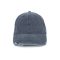 K-UP KP235 6 paneles kopott hatású baseball sapka - washed navy színben