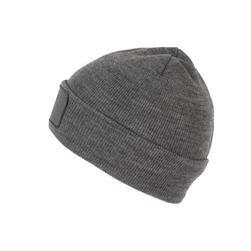 K-UP KP895 akril sapka dekor folttal - grey heather színben