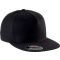 K-UP KP908 lapos ellenzős 5 paneles sapka - black színben