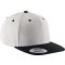 K-UP KP910 lapos ellenzős 6 paneles sapka - white/black színben