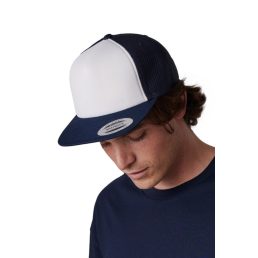 K-UP KP911 lapos ellenzős 5 paneles hálós sapka