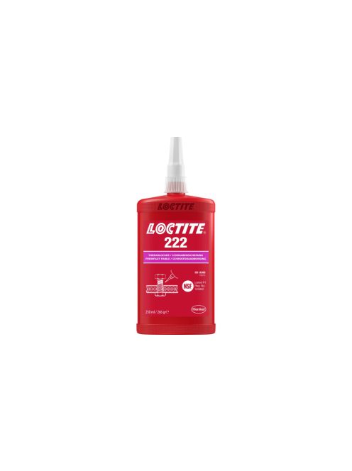 Loctite 222 kis szilárdságú csavarrögzítő 250 ml