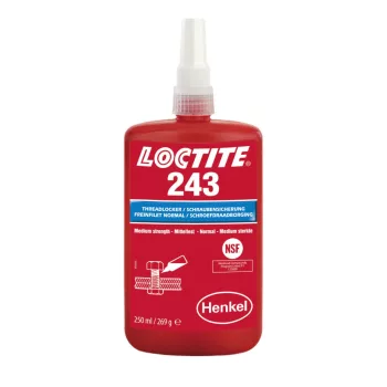   Loctite 243 közepes szilárdságú csavarrögzítő 250 ml kiszerelésben