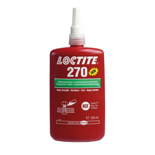 Loctite 270 nagy szilárdságú csavarrögzítő 250 ml kiszerelésben