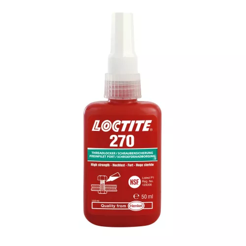 Loctite 270 nagy szilárdságú csavarrögzítő 50 ml kiszerelésben