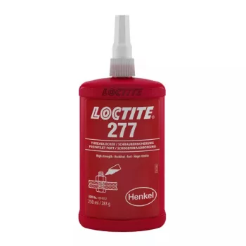   LOCTITE 277 nagy szilárdságú, nagy hőállóságú, nagy viszkozítású csavarrögzítő 250 ml