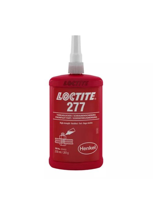 LOCTITE 277 nagy szilárdságú, nagy hőállóságú, nagy viszkozítású csavarrögzítő 250 ml