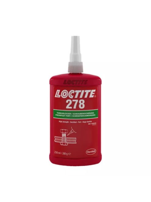 Loctite 278 nagy szilárdságú, közepes viszokzítású, lassú, csavarrögzítő 250 ml