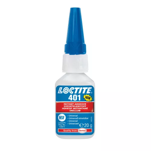 Loctite 401 folyékony pillanatragasztó 20 grammos kiszerelésben