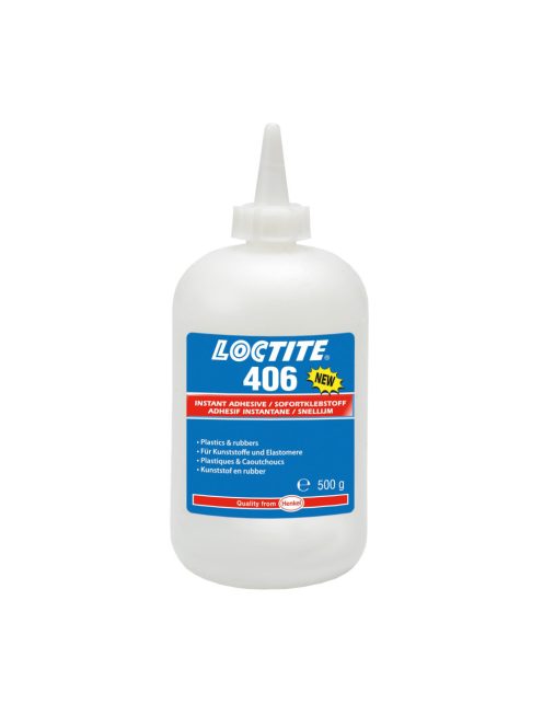 Loctite 406 pillanatragasztó 500 grammos kiszerelésben