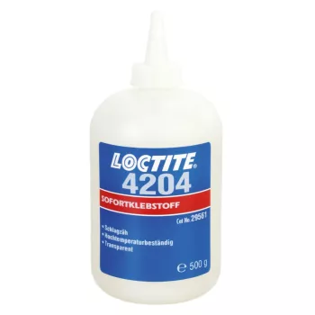   Loctite 4204 jó hő- és ütésállóságú pillanatragasztó 500 gr