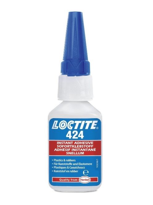 Loctite 424 kis viszkozitású pillanatragasztó EPDM ragasztásához 50 gr