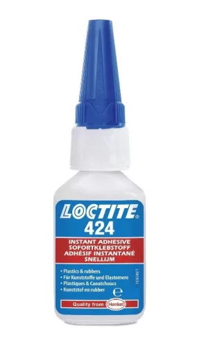Loctite 424 kis viszkozitású pillanatragasztó EPDM ragasztásához 50 gr