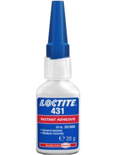Loctite 431 közepes viszkozitású pillanatragasztó 20 gr
