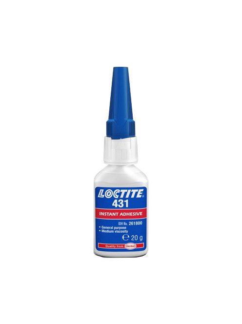 Loctite 431 közepes viszkozitású pillanatragasztó 20 gr