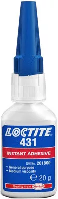 Loctite 431 közepes viszkozitású pillanatragasztó 20 gr