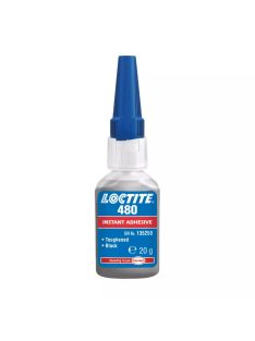   Loctite 480 ütésálló pillanatragasztó fém/fém, fém/gumi és mágnes ragasztásához 20 gr