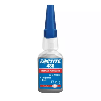   Loctite 480 ütésálló pillanatragasztó fém/fém, fém/gumi és mágnes ragasztásához 20 gr