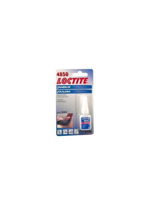 Loctite 4850 rugalmas, hajlítható, kis viszkozitású pillanatragasztó 5 gr