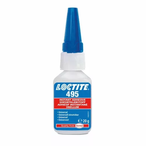 Loctite 495 általános felhasználású, kis viszkozitású pillanatragasztó 20 gr