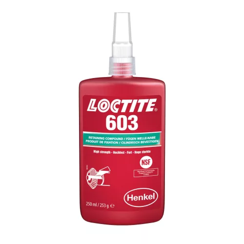 Loctite 603 nagy szilárdásgú csapágyrögzítő 250 ml kiszerelésben