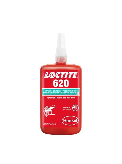 Loctite 620 nagy hőállóságú olajtűrő csapágyrögzítő 250 ml